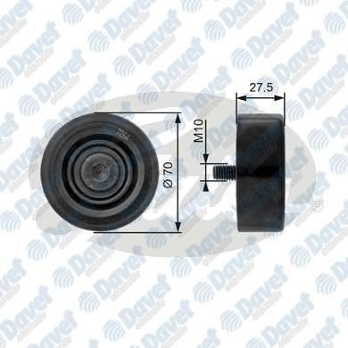 GATES T36206 Alternator Gergi Rulmani Accent Getz 1.5 Crdi 01->